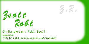 zsolt robl business card